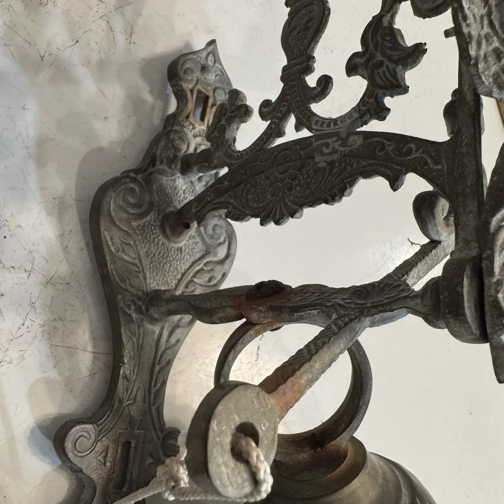 Vintage‎ Brass Church Wall Bell For Sanctuary & Sacristy Made In Tiawan